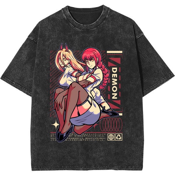 Power & Makima Vintage T-Shirt (Coming Soon)