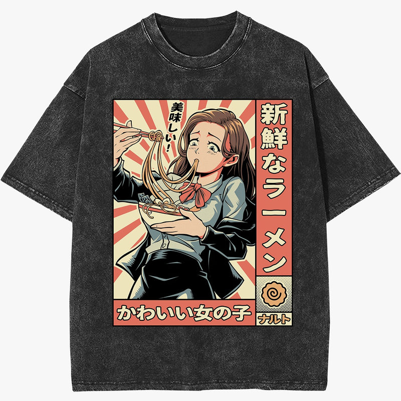 Ramen Girl Vintage T-Shirt (Pre Order)