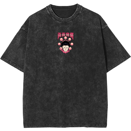 Sukuna - 2-Sided Vintage T-Shirt
